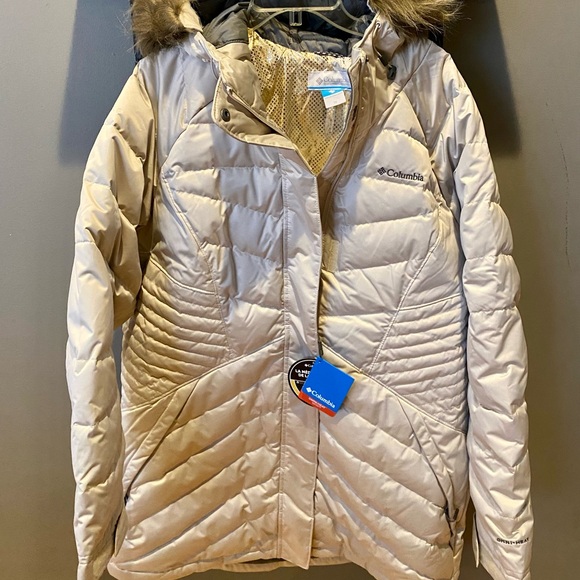 Columbia Down Jacket Plus Size Omni Heat Infinity Lay D lll Fur SnowBoard Ski 1X - Picture 9 of 13